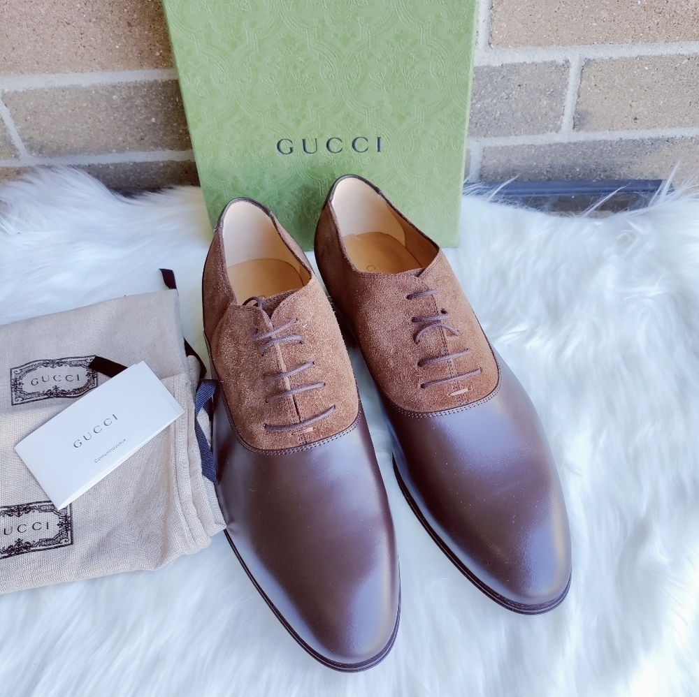 Gucci Lace Up Oxford Shoes